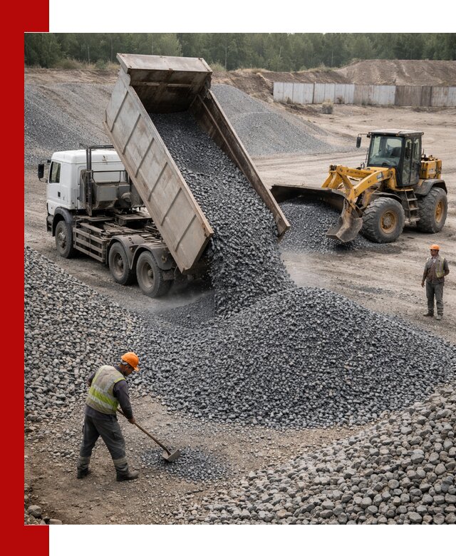 Щебень габбро-диабаз фр. 5-20 с доставкой в Улан-Удэ