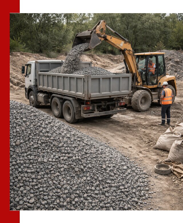 Доставка гравийного щебня в Улан-Удэ оптом и в розницу
