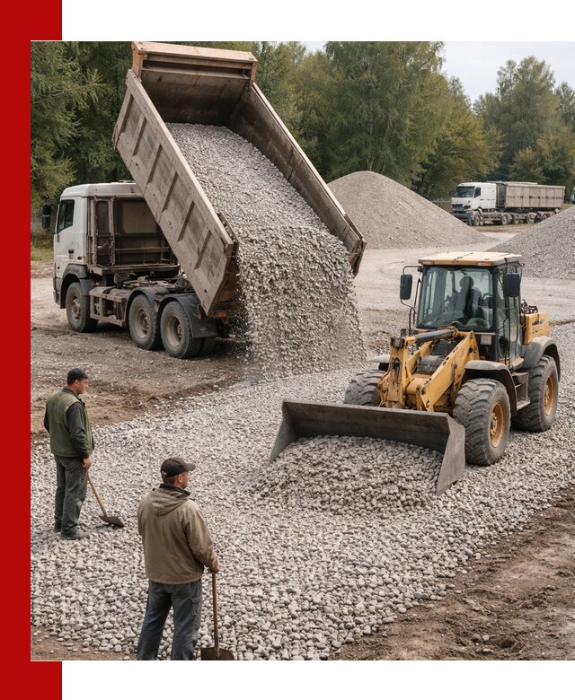 Купить гравийный щебень фракция 20-40 в Улан-Удэ с доставкой