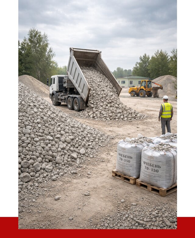 Известняковый щебень фракция 70-150 в Улан-Удэ от 1280 р. | ПРОНЕРУДЛнд