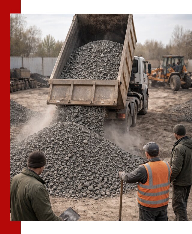 Доставка шлакового щебня в удобные сроки по выгодной цене в Улан-Удэ