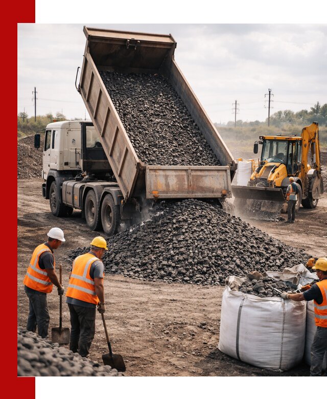 Шлаковый щебень фракция 40-70 с доставкой в Улан-Удэ