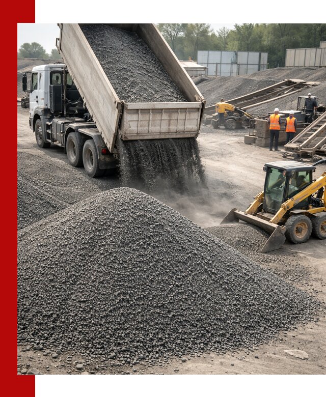 Вторичный щебень фракция 0–5 с доставкой в Улан-Удэ