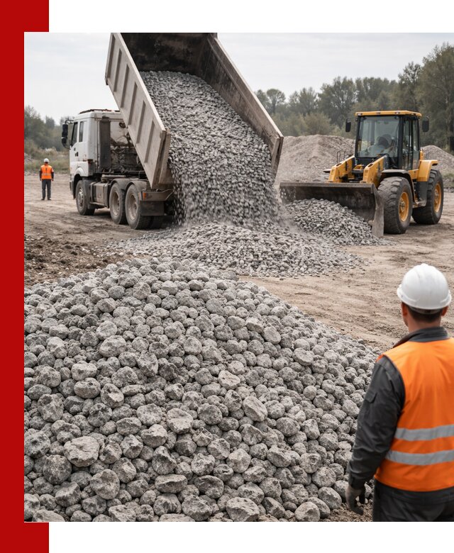 Доставка бетонного щебня фракции 20-40 в Улан-Удэ