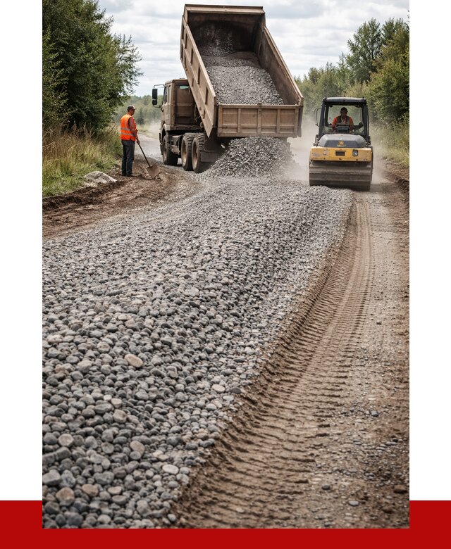 Щебень для отсыпки дороги в Улан-Удэ от 2766 р. ПРОНЕРУДЛнд