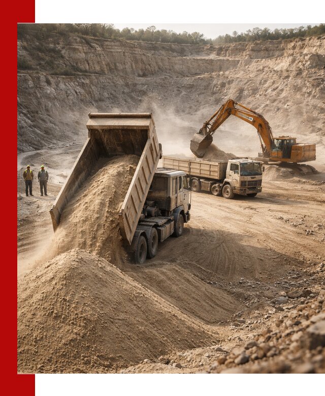 Карьерный песок навалом с доставкой в Улан-Удэ