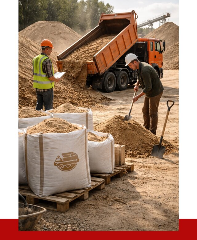 Строительный песок в Улан-Удэ от 2253 р. с доставкой, ПРОНЕРУДЛнд