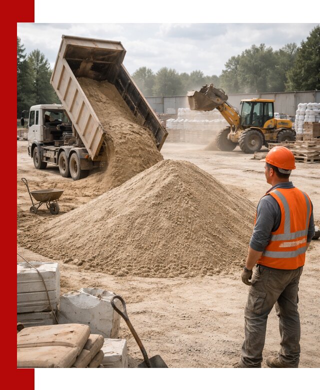 Доставка строительного песка с самосвалом в Улан-Удэ