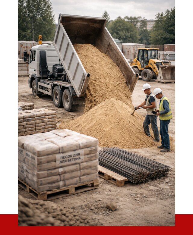 Песок для бетона в Улан-Удэ от 2561 р. с доставкой, ПРОНЕРУДЛнд