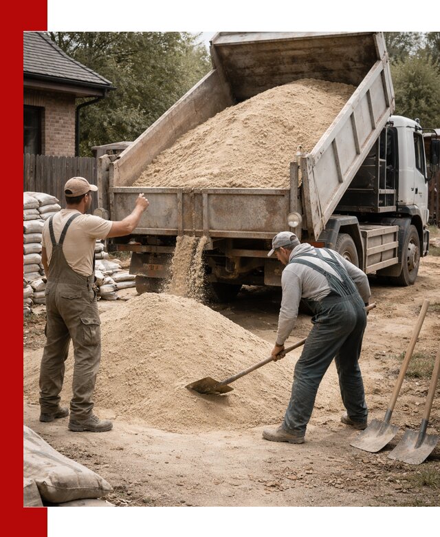 Песок для штукатурки с доставкой в Улан-Удэ качественный и чистый