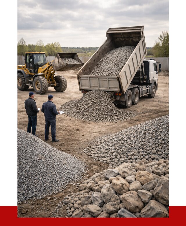 Гравий и камень с доставкой в Улан-Удэ от 4302 р. - ПРОНЕРУДЛнд