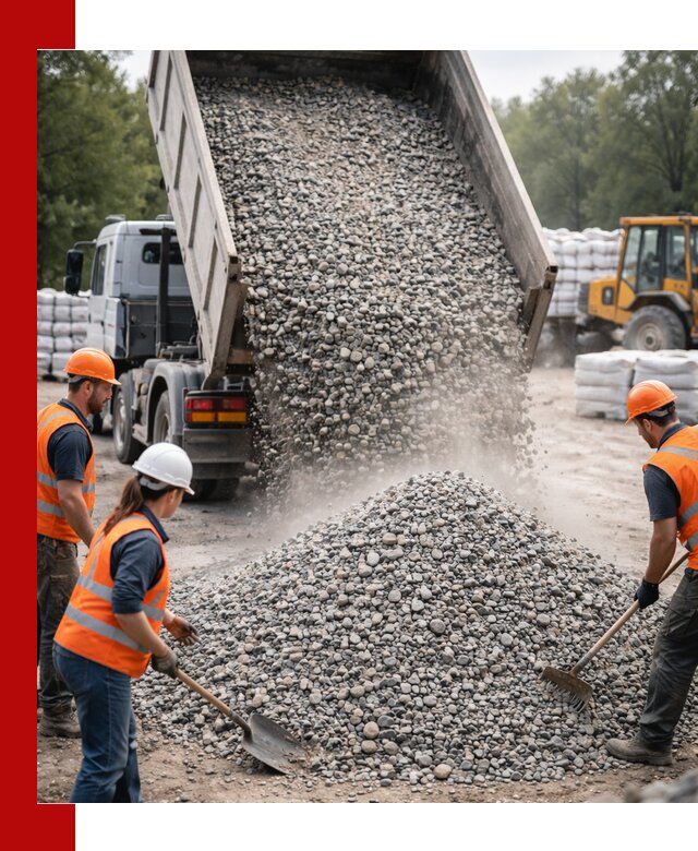 Доставка гравия и камня в Улан-Удэ оптом и в розницу