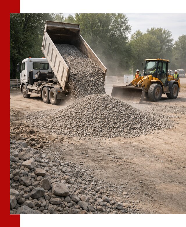 Гравий фракция 5–20 доставка в Улан-Удэ оптом и в розницу