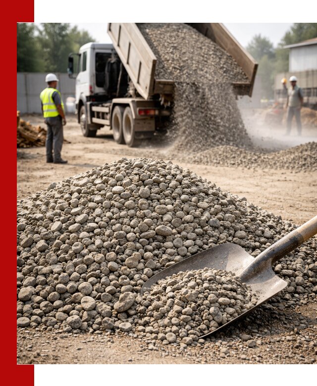 Доставка гравия фракции 20-40 в Улан-Удэ с самосвалами