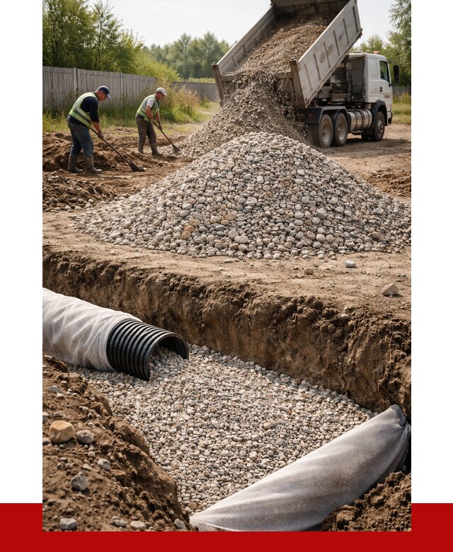 Гравий для дренажа в Улан-Удэ от 2253 р., доставка ПРОНЕРУДЛнд