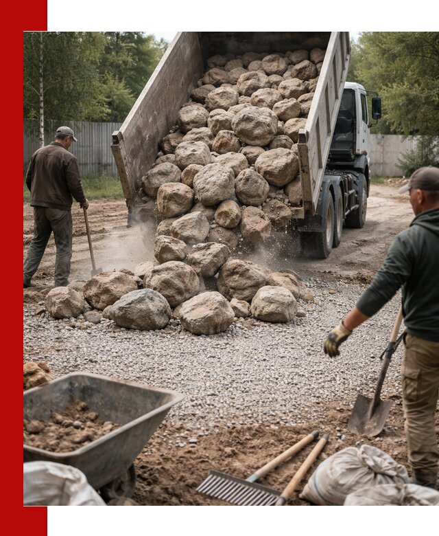Доставка и укладка булыжника в Улан-Удэ