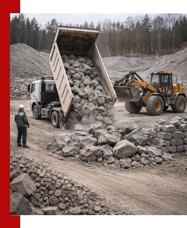 Доставка и продажа бутового гранитного камня в Улан-Удэ