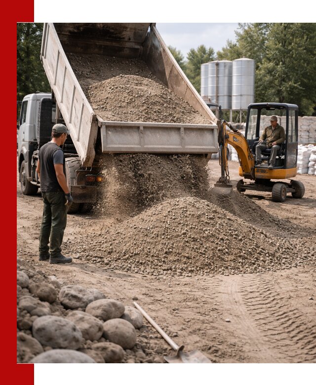 Доставка ПГС С3 в Улан-Удэ самосвалами и миксерами