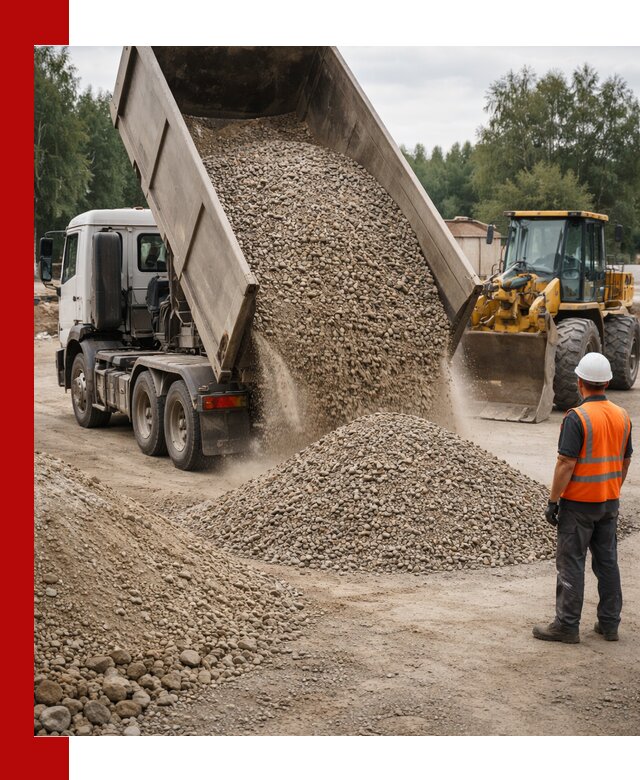 Доставка щпс в Улан-Удэ — щебеночно-песчаная смесь под заборы и дорожки