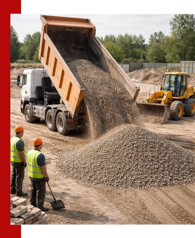 Доставка щебёночно-песчаной смеси ЩПС С7 в Улан-Удэ