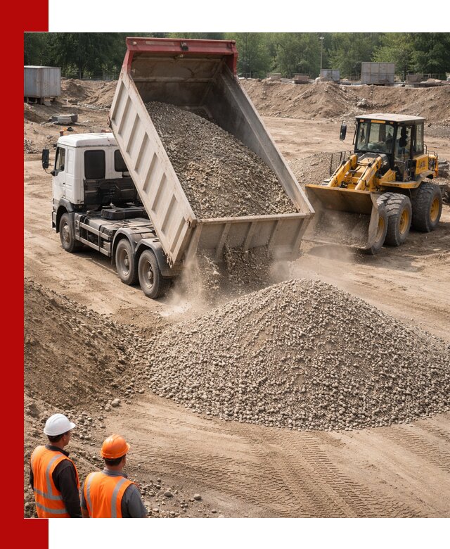 Щебень с песком (ЩГПС С2) с доставкой в Улан-Удэ