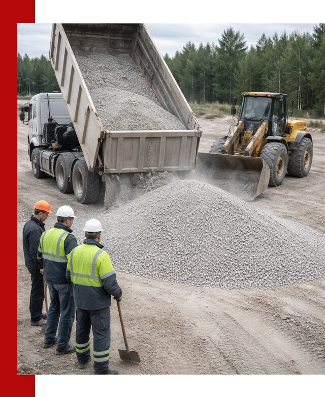 Известняковый отсев 0-5 доставка в Улан-Удэ быстро и выгодно