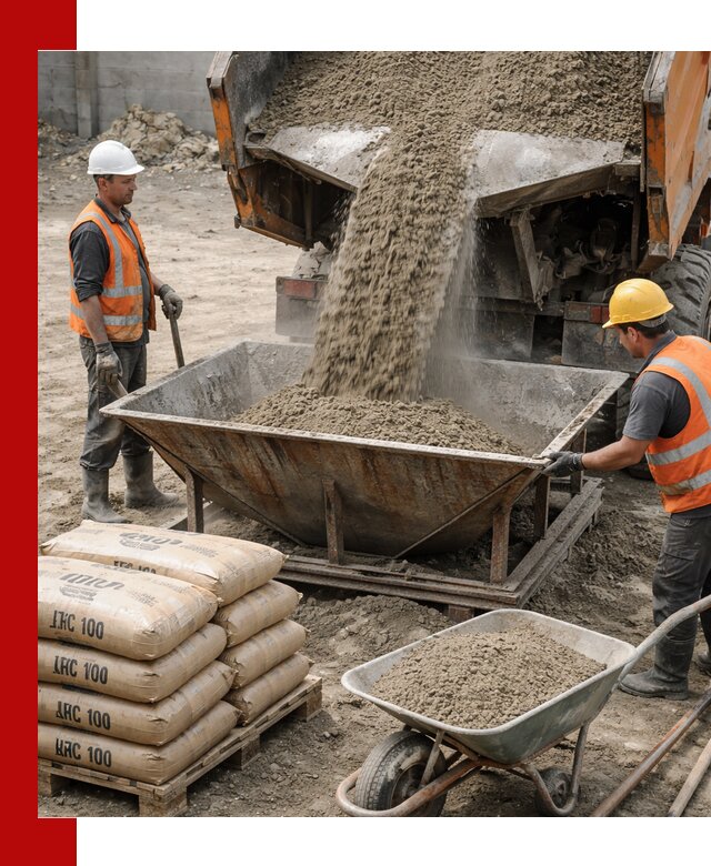 Доставка цементно-песчаной смеси М100 в Улан-Удэ