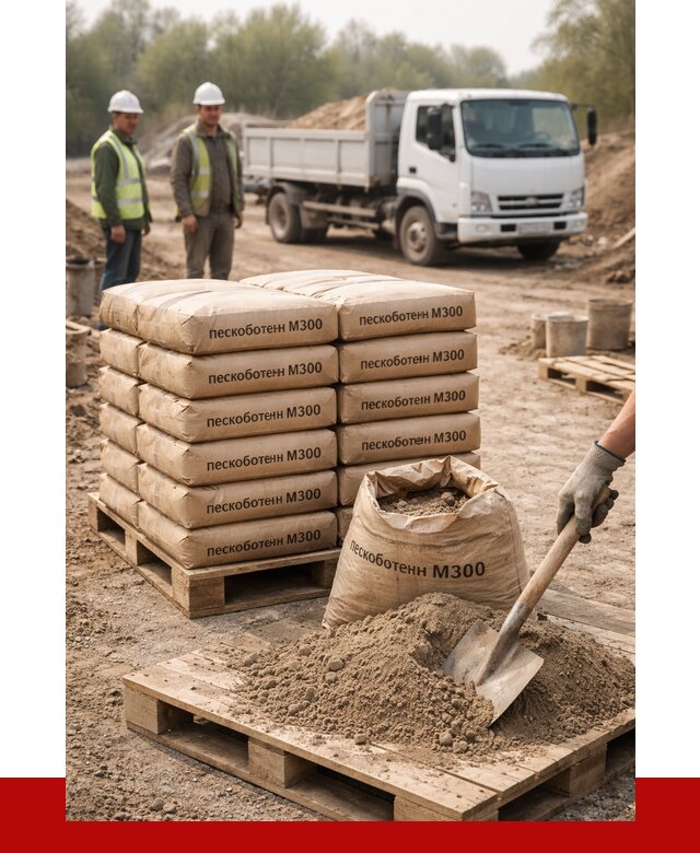 Пескобетон М300 в Улан-Удэ с доставкой от 4763 р. за куб | ПРОНЕРУДЛнд