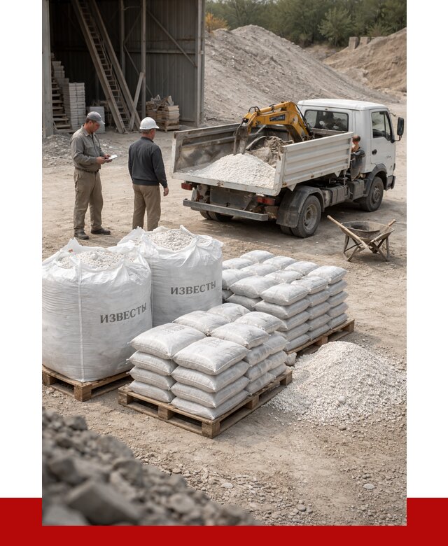 Известь строительная в Улан-Удэ с доставкой от 4302 р. | ПРОНЕРУДЛнд