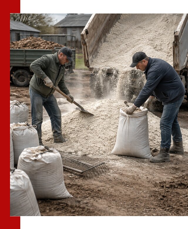 Доставка извести пушонки в Улан-Удэ оптом и мелким оптом