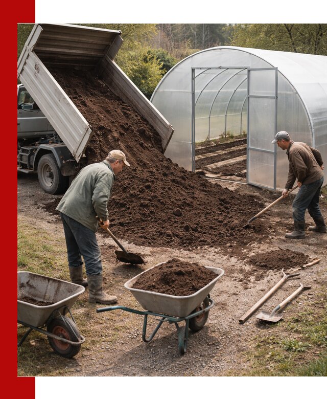 Грунт для теплицы с доставкой в Улан-Удэ — плодородный субстрат под растения
