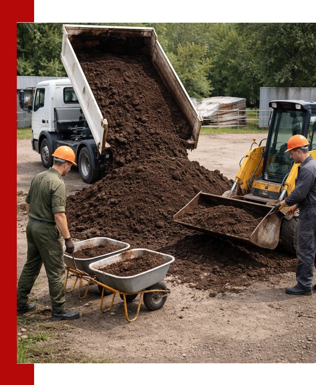 Доставка торфо-земляной смеси в Улан-Удэ для огорода и ландшафта