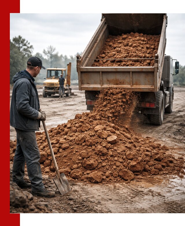Глина для засыпки в Улан-Удэ с доставкой самосвалами