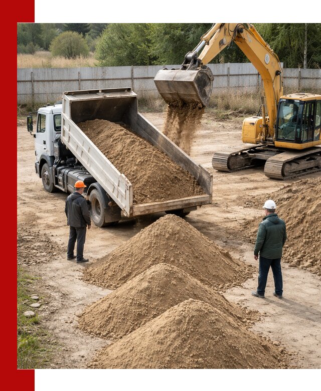 Доставка супеси вагонными и автопартиями в Улан-Удэ