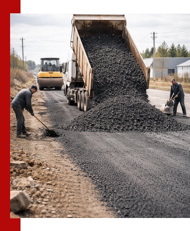 Асфальтовая крошка для дорог в Улан-Удэ — поставка и доставка