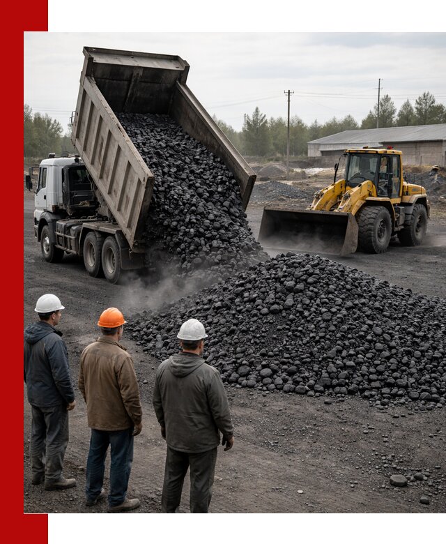Доставка угля антрацита в Улан-Удэ с самосвалами и погрузкой