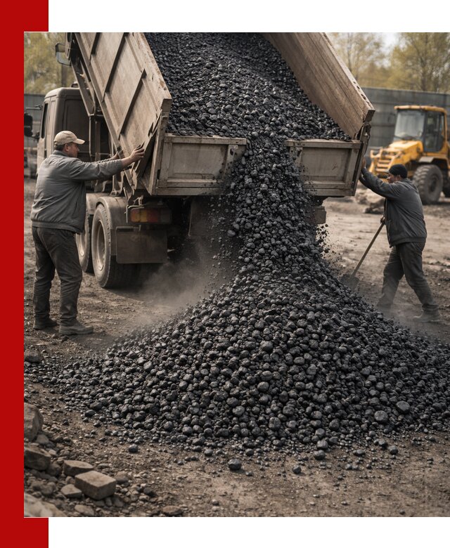 Доставка угля семечка самосвалами в Улан-Удэ