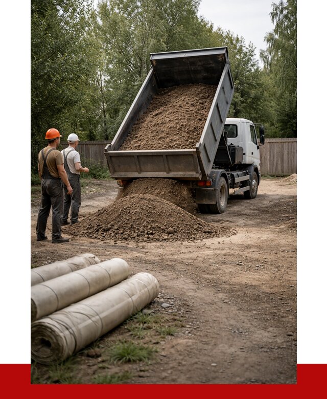 Доставка сыпучих материалов самосвалом в [cvi] от 4302 р. | ПРОНЕРУДЛнд