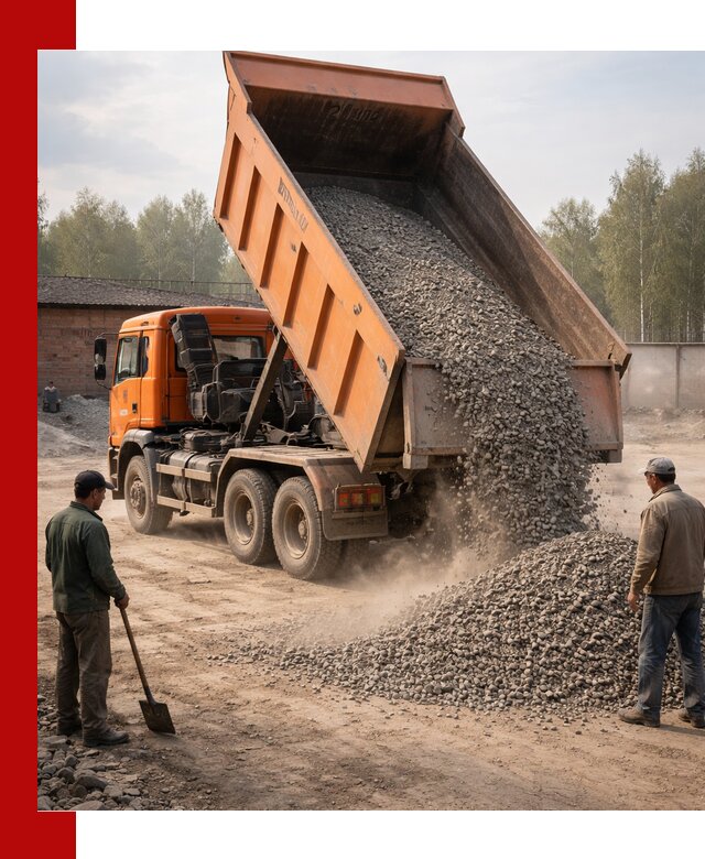 Доставка самосвалом 20 м3 в Улан-Удэ быстро и надежно