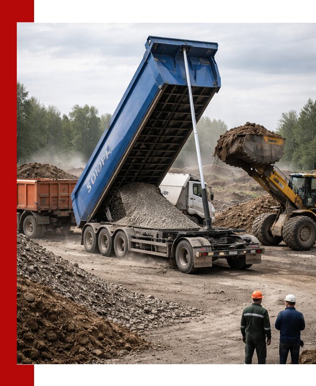 Аренда тонар 40 тонн в Улан-Удэ с доставкой материалов