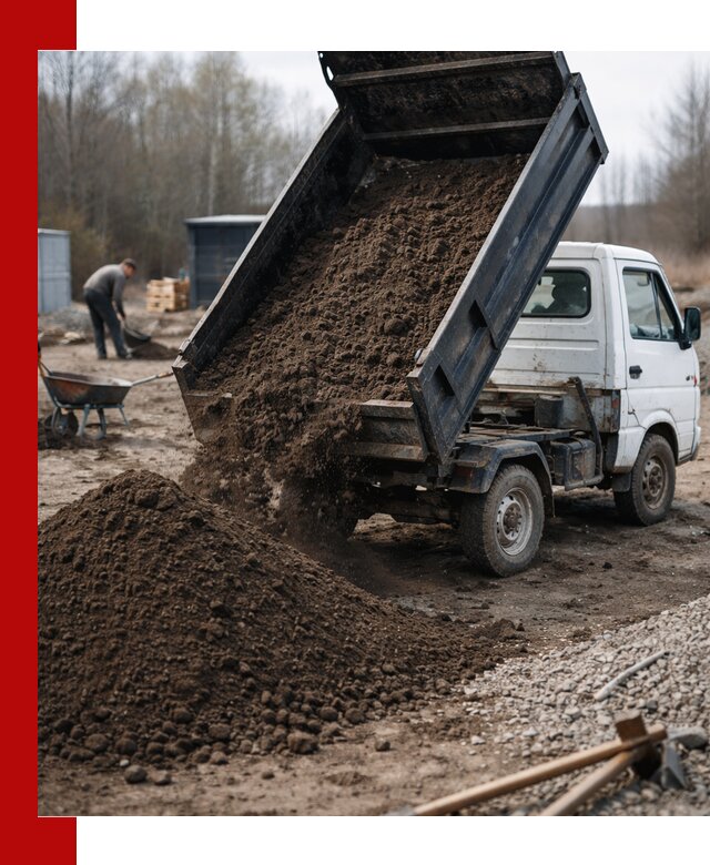 Аренда минисамосвала в Улан-Удэ для доставки сыпучих материалов