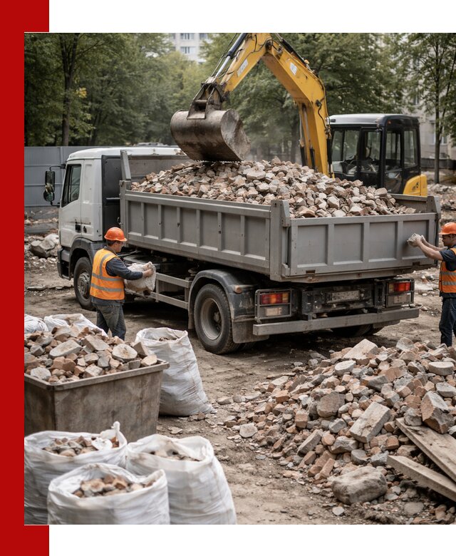 Вывоз строительного мусора в Улан-Удэ с самосвалами и контейнерами