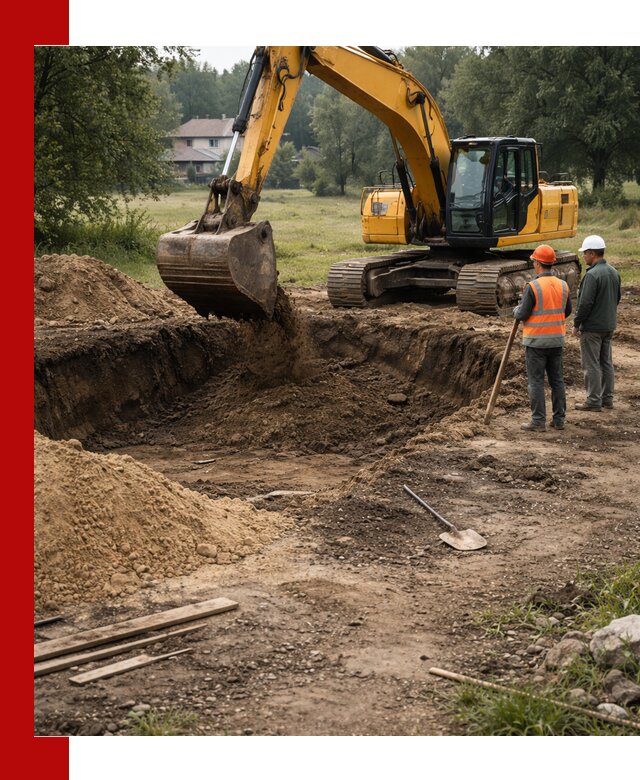 Рытье котлована под фундамент в Улан-Удэ (быстро и недорого)