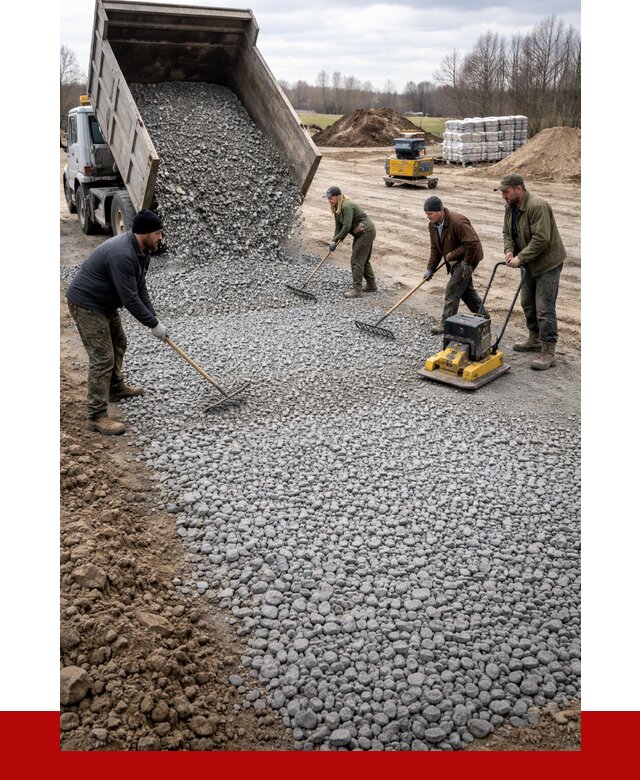 Устройство щебеночной подушки в Улан-Удэ от 4609 р. ПРОНЕРУДЛнд